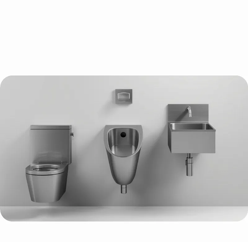 Paslanmaz Çelik Lavabo, Klozet ve Pisuvar Sistemleri